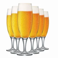 Jogo 6 Taças de Cristal Montana P para Cerveja 315ml, Taças de Cristal Cerveja - Ruvolo