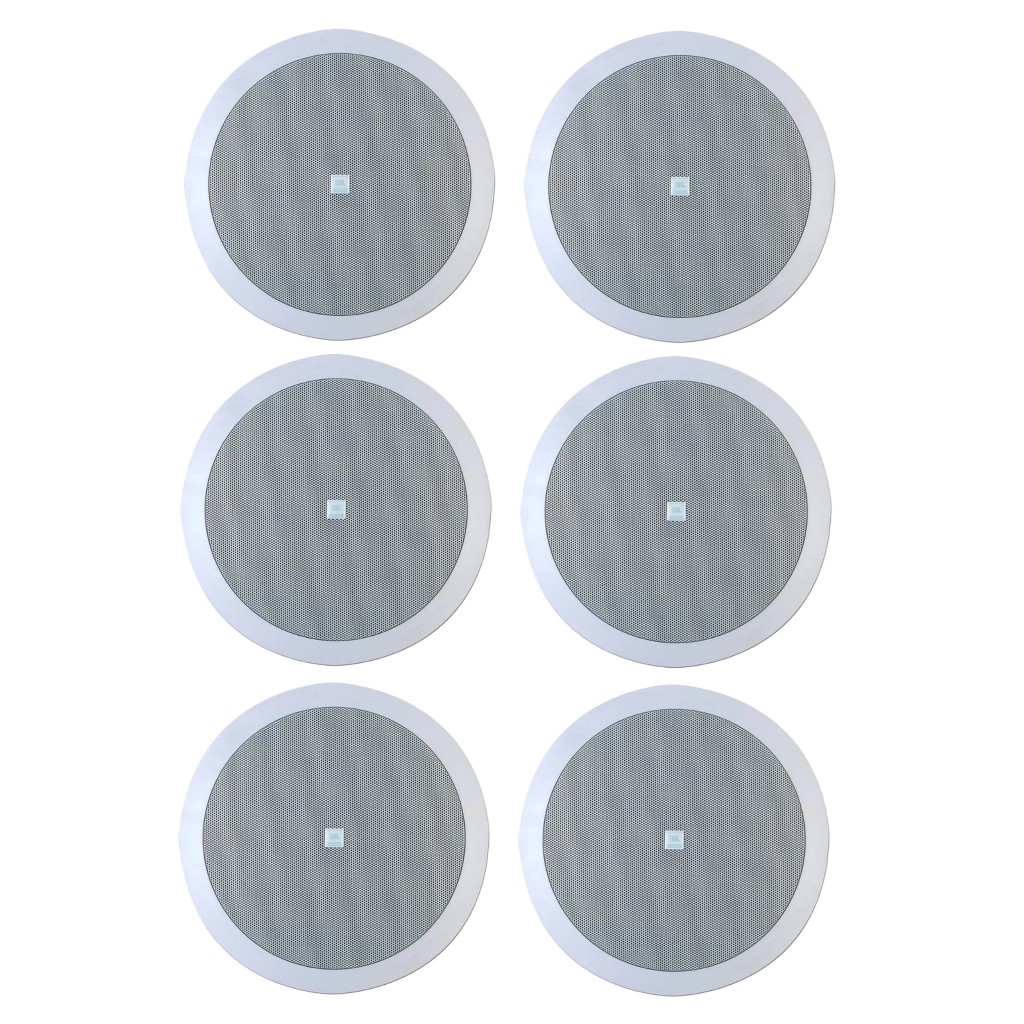 Kit 6 Arandelas JBL Embutir 6CO2R 25w 6" Coaxial Caixa Embutir Som Ambiente Selenium Gesso Teto em Oferta na Shopee