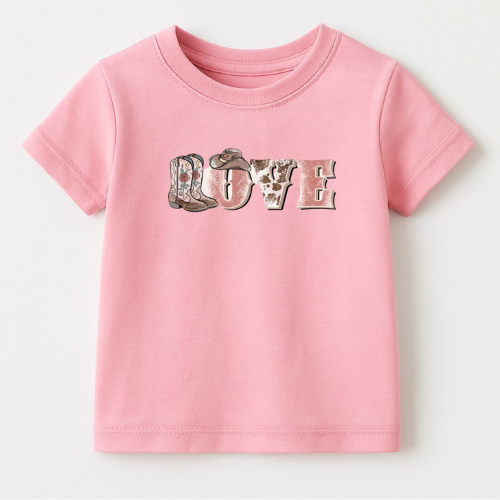 Camiseta Infantil/Juvenil Camiseta 100% Algodão Infantil Country Roça Promoção