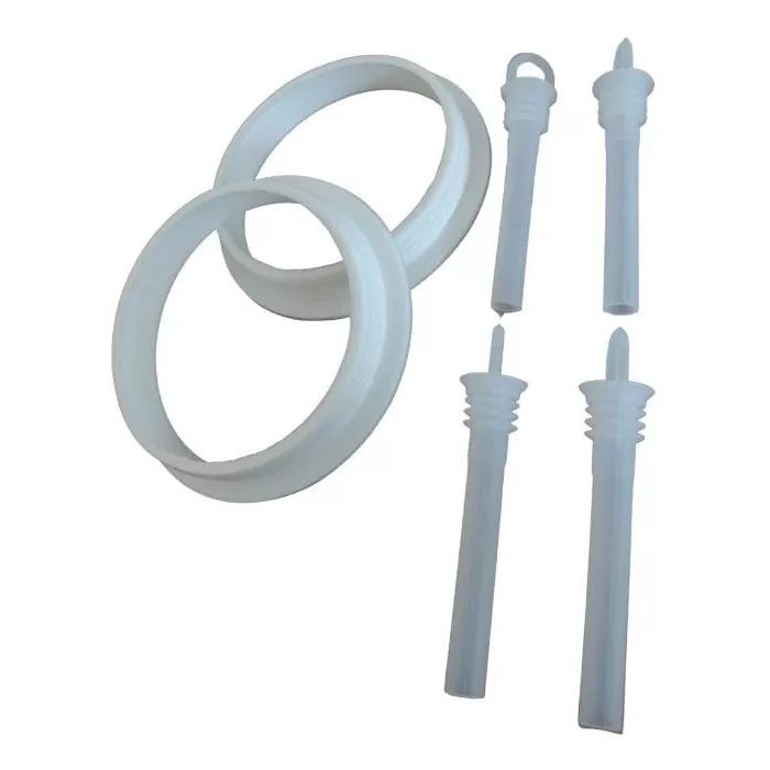 Kit Gaxeta Anel+chupeta Vedação Refresqueira Suqueira Begel