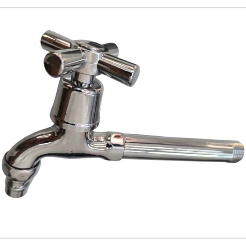 Torneira Tanque De Metal Longa Para Jardim Com Bico Para Mangueira 1/4 de Volta 1158 C-66 Cód. 11755 em Oferta na Shopee