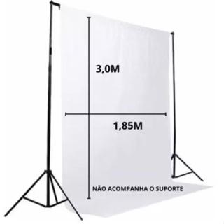Tecido Fundo Infinito Branco Estúdio Fotográfico 3,00 X 1,85 Mts em Oferta na Shopee