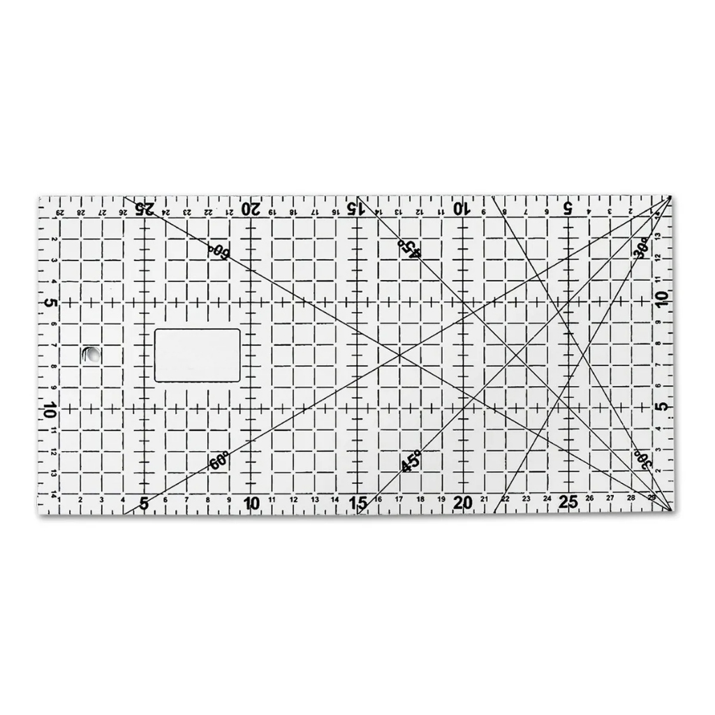 Régua 15x30 Patchwork Scrapbook Corte E Costura Modelagem em Oferta na Shopee