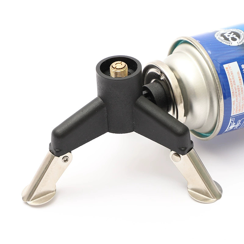Adaptador de Fogareiro Portátil Dobrável Fogão á Gás Ingnição Camping Viagem Piquenique Ar Livre