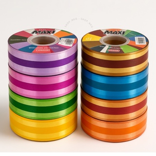 Fita Plástica Listrada 32mmx100m Maxi Albano Laços Presente Decoração Embalagem em Oferta na Shopee