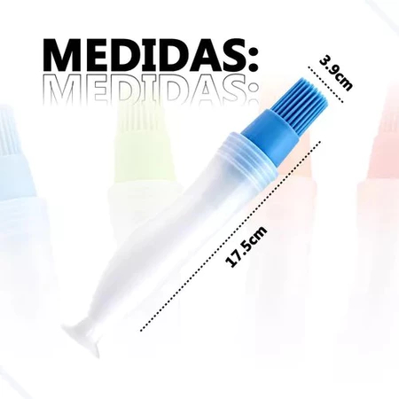 Pincel de Untar - Pincel de Silicone Cozinha com Reservatório - Pincel Culinário