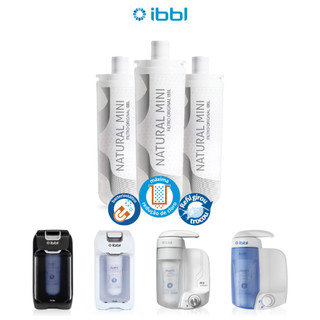 1, 2 ou 3 Refil Original IBBL Natural Mini Avanti, Mio, Vivax e Avanti com 3 Etapas Filtragem