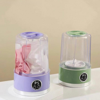 Mini Máquina De Lavar Portátil 1L – Lavadora Compacta USB De Roupas Íntimas, Meias e Delicada