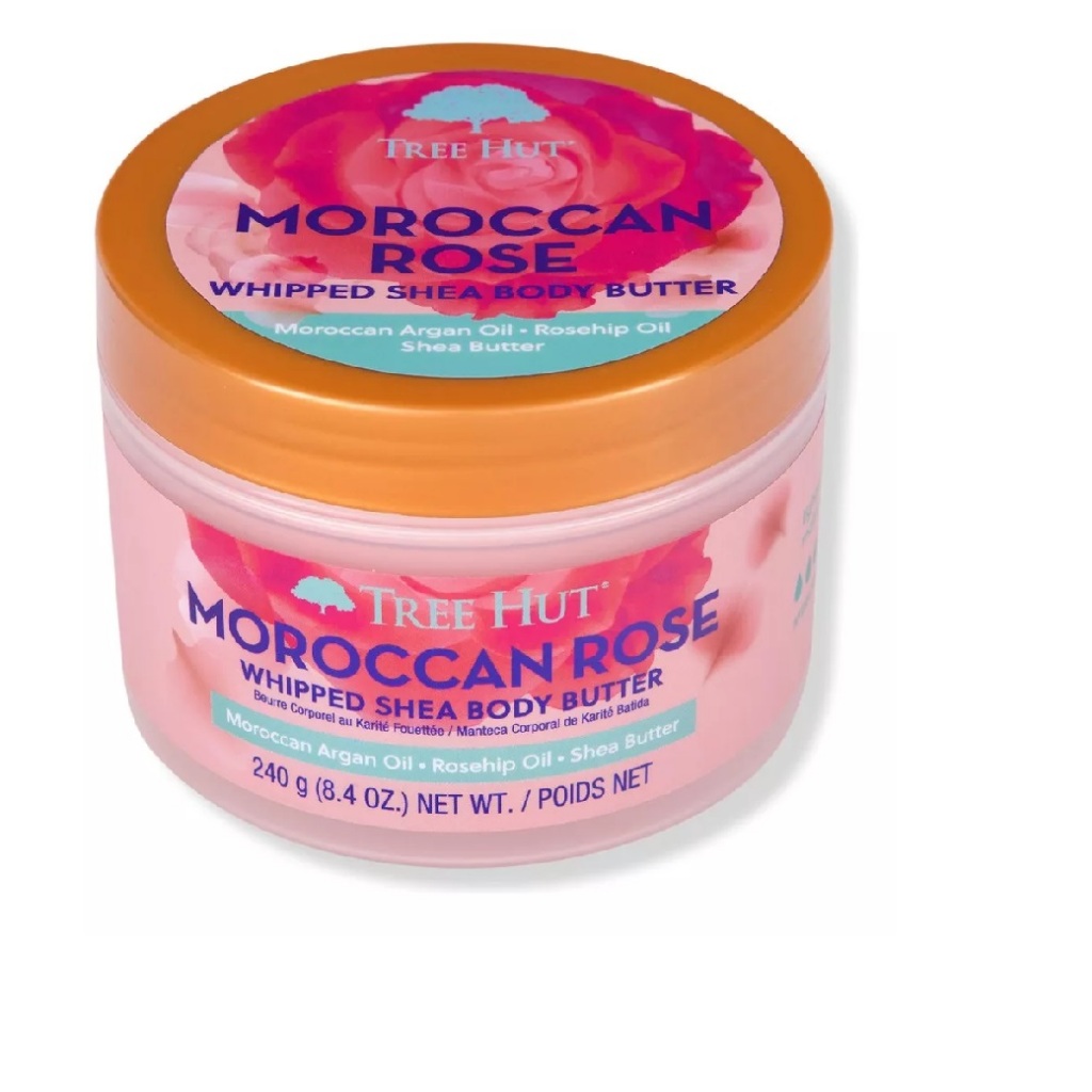 Tree Hut Hidratante Corporal Moroccan Rose 240gr -Rosa Mosqueta e Argan