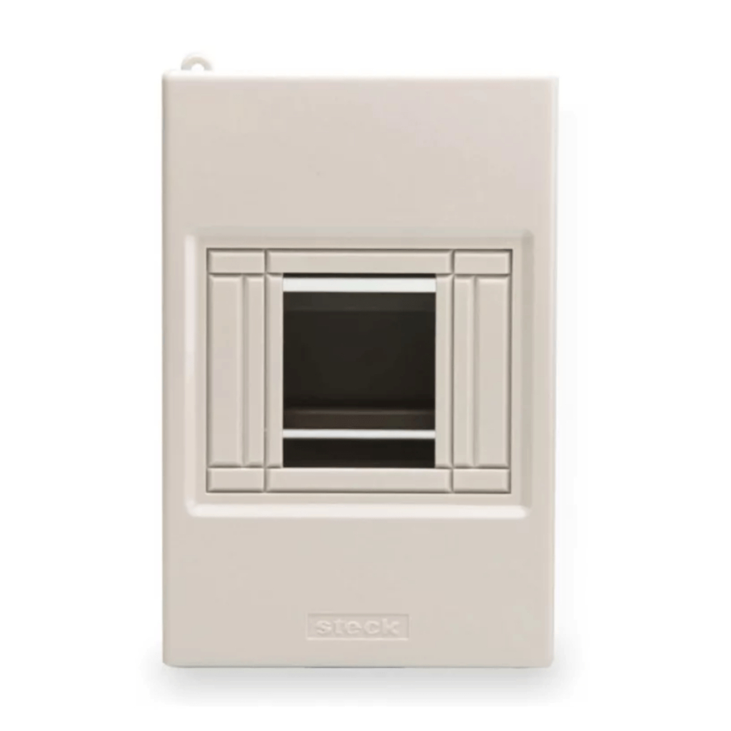 Quadro De Sobrepor DIN 4 Disjuntores IP40 Branco SSCT4 Steck em Oferta na Shopee