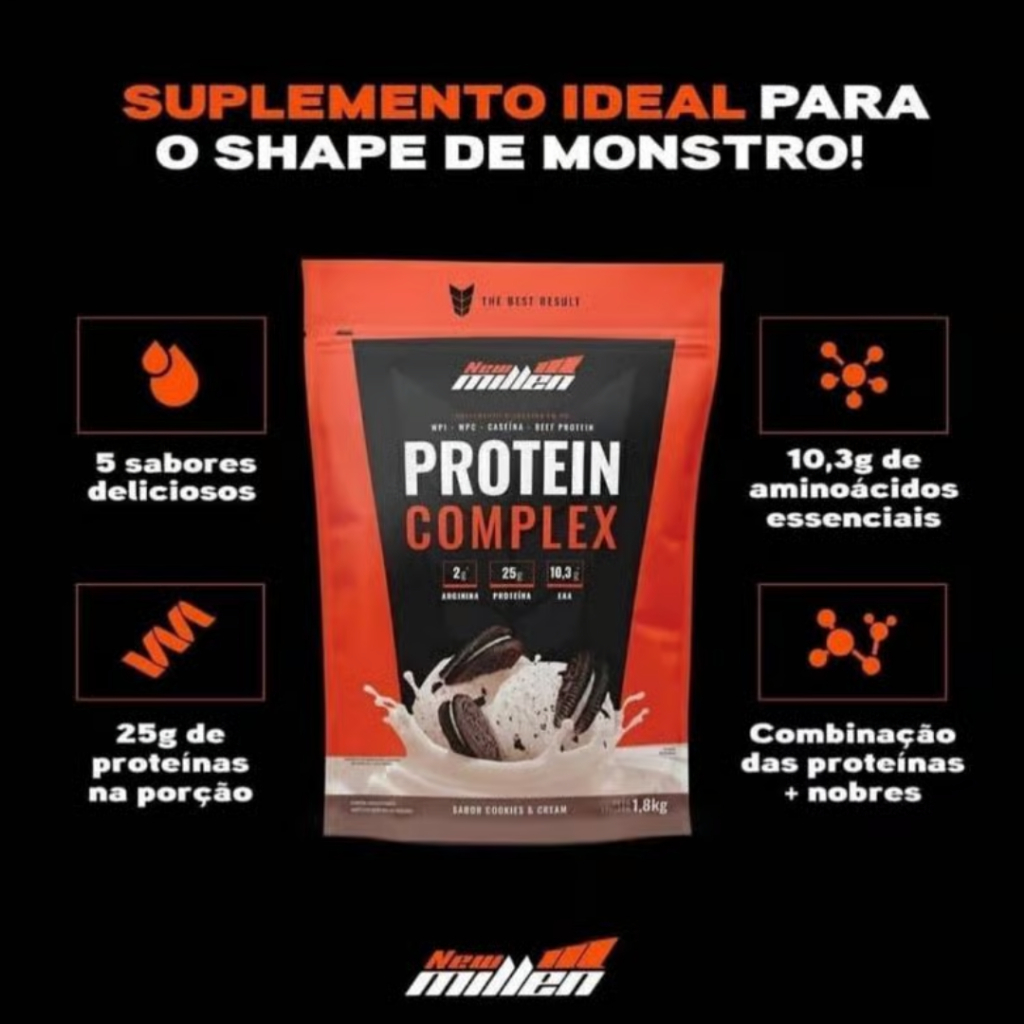 Protein Complex 900G - New Millen — imagem 2 de 2