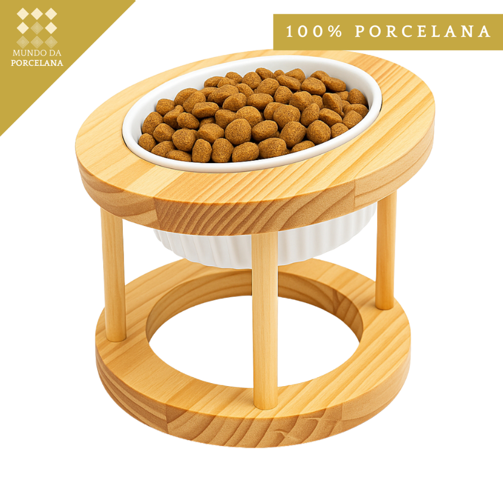 COMEDOURO BEBEDOURO ELEVADO PARA CÃES/CACHORROS E GATOS 320ML BRANCO ROSA VERDE em Oferta na Shopee