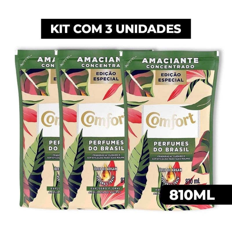 Amaciante Comfort Perfumes do Brasil 810ml