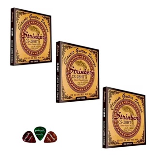 Kit 3 Encordoamentos Strinberg P/ Violão Nylon Cs28ht em Oferta na Shopee