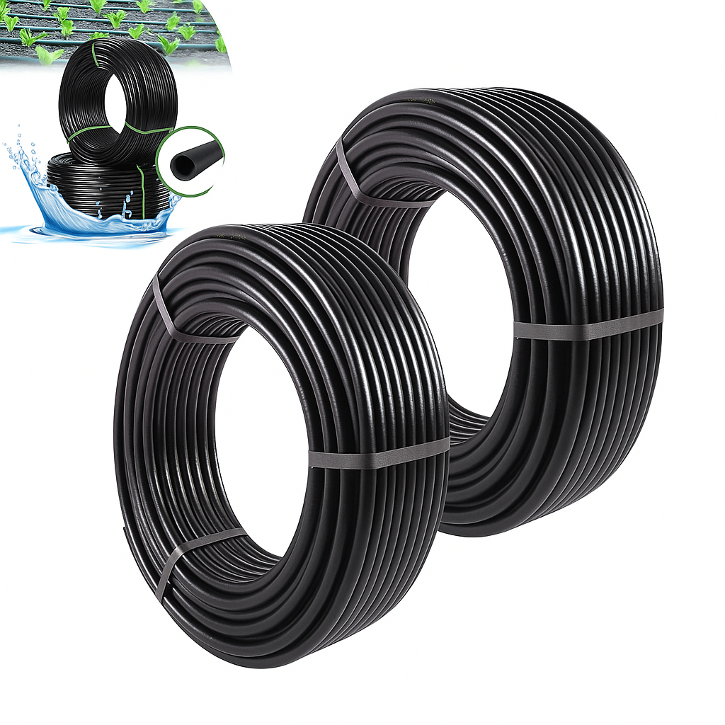 Mangueira Preta Irrigação 3/4 Polegada Rolo com 100m Metros em Oferta na Shopee
