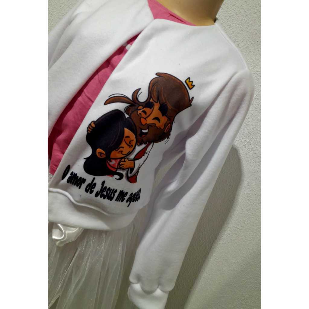 CASACO SOFT FORRADO PERSONALIZADO MINISTERIO INFANTIL