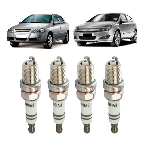 Vela Ignição E-klass Iridium Astra Vectra 2.0 Flex 2005/2011 em Oferta na Shopee