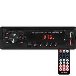 Rádio MP3 Player Som Automotivo Bluetooth Universal 1 Din USB Auxiliar First Option 6688 2024