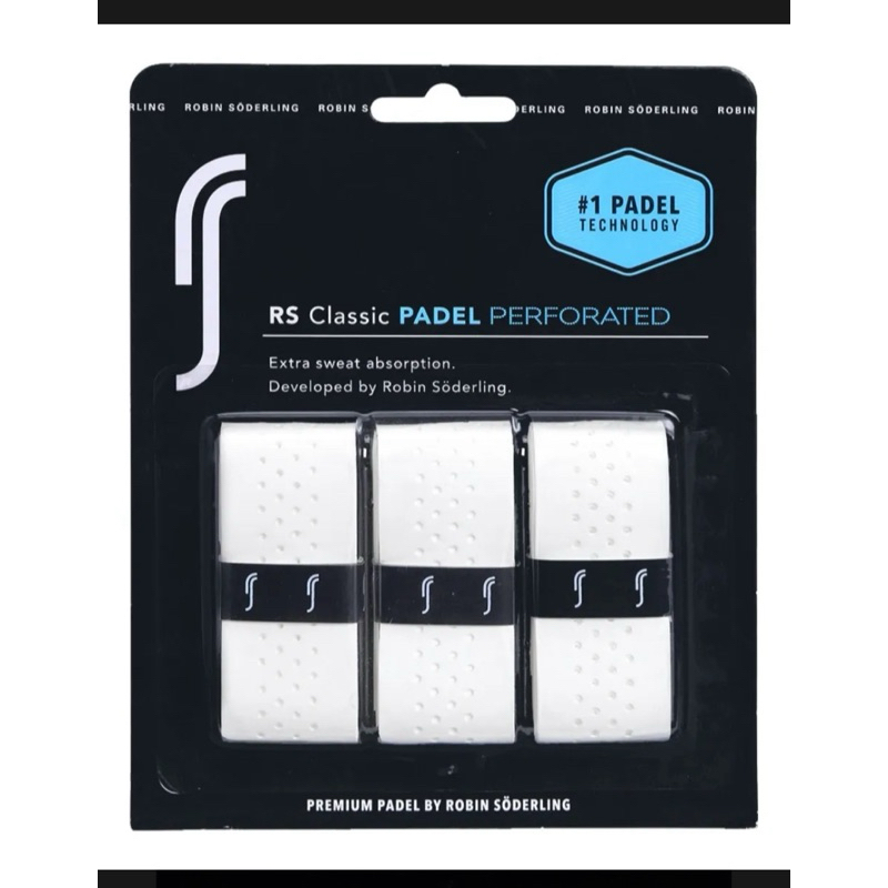 Overgrip Robin Soderling Padel Classic Perforated Pack Com 3