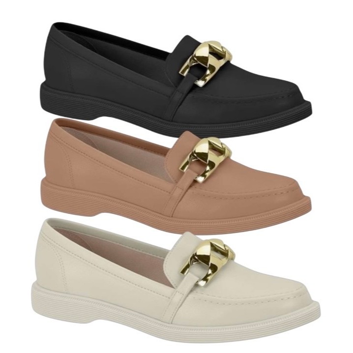 Sapato Feminino Mocassim Moleca Casual