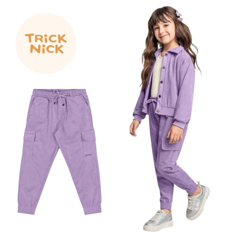 CALÇA INFANTIL FEMININO JOGGER TRICK NICK