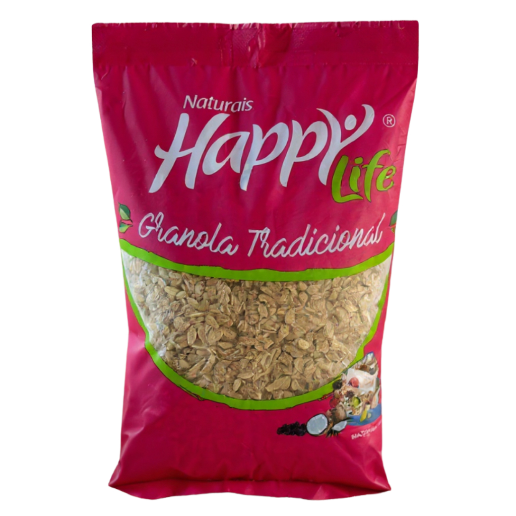 Granola Tradicional Happy Life 1kg | A Mais Vendida do Brasil!