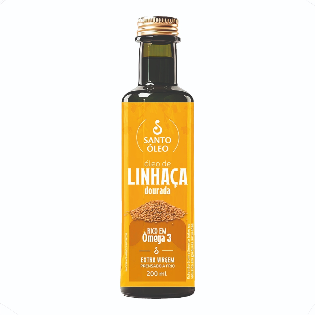 Óleo De Semente De Linhaça Dourada Puro 200ml em Oferta na Shopee