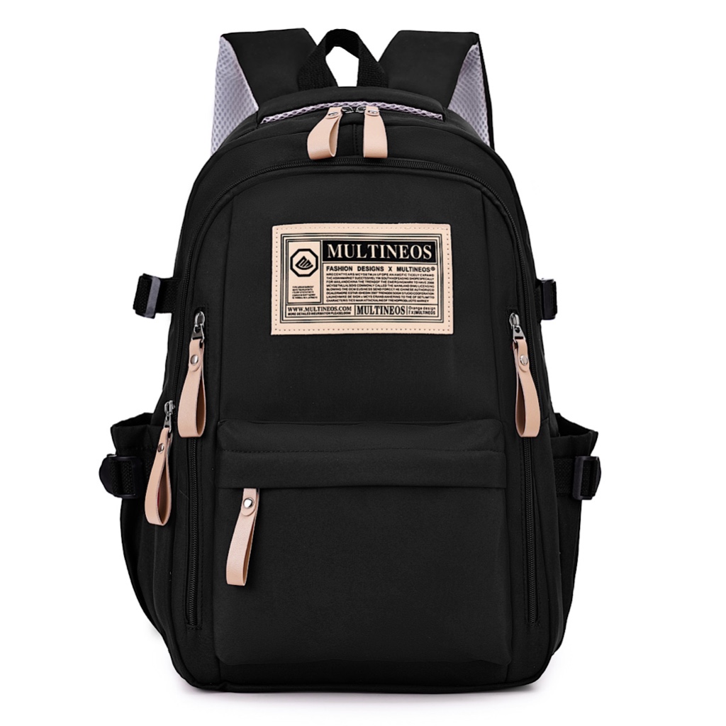 Mochila Feminina Masculina Para Escolar Grande Delicada Costurada Reforçada Nylon Resistente Multineos