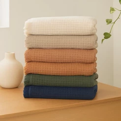 Manta de Sofá Piquet Algodão 2,10X1,50 Cru Com Franjas Boho Algodão Decorativa Grande Matelassada