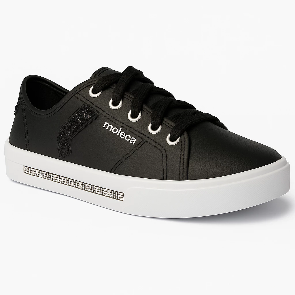 Tênis Moleca Feminino Estilo Casual Confortável 5667-646