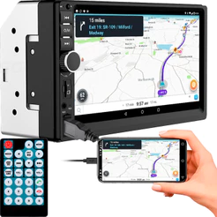 Central Multimídia MP5 Automotivo Universal 2 Din Bluetooth USB SD Auxiliar First Option 7810H