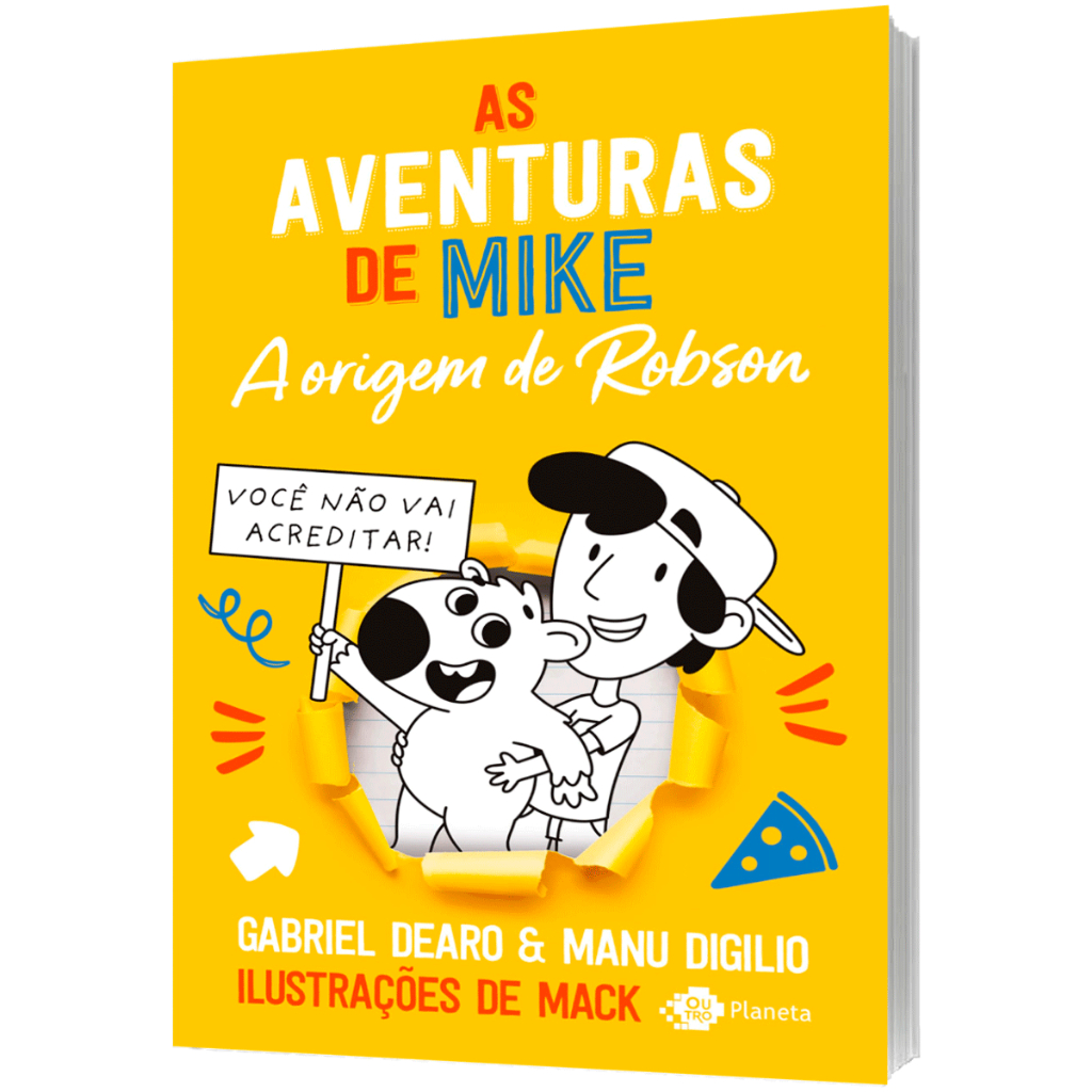 Livro as Aventuras de Mike 4 - A origem de Robson em Oferta na Shopee