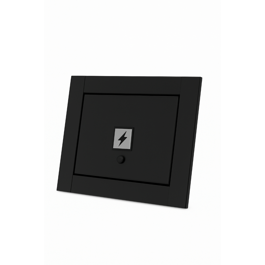 Visor de Energia Preto Fosco Design Moderno em Oferta na Shopee