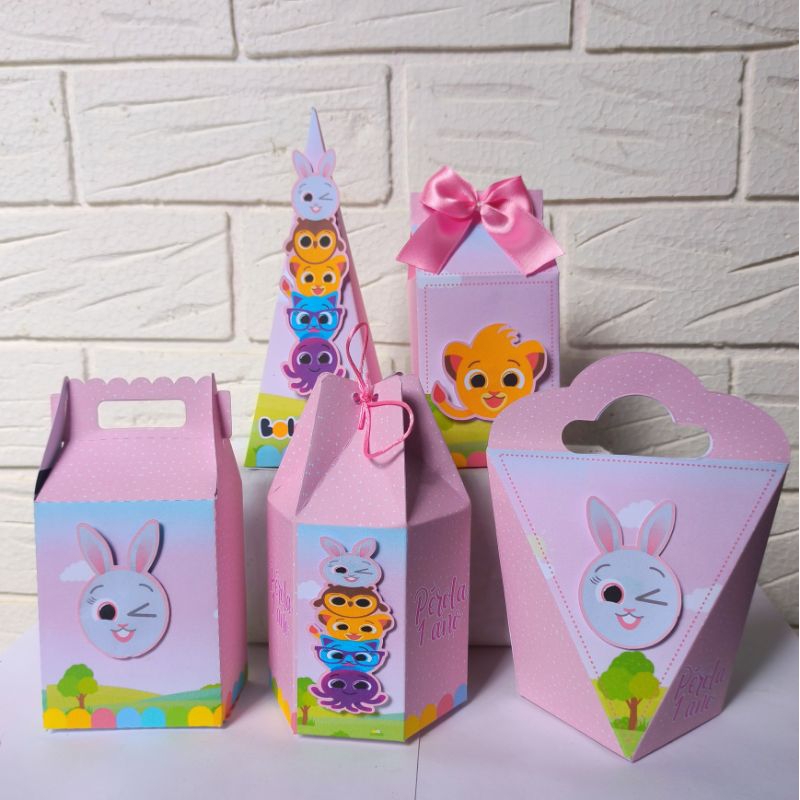 Personalizados Bolofofo no PEGUE E MONTE - Kit Caixas Lembrancinhas  Aniversário Caixinhas Lembrancinhas festa infantil
