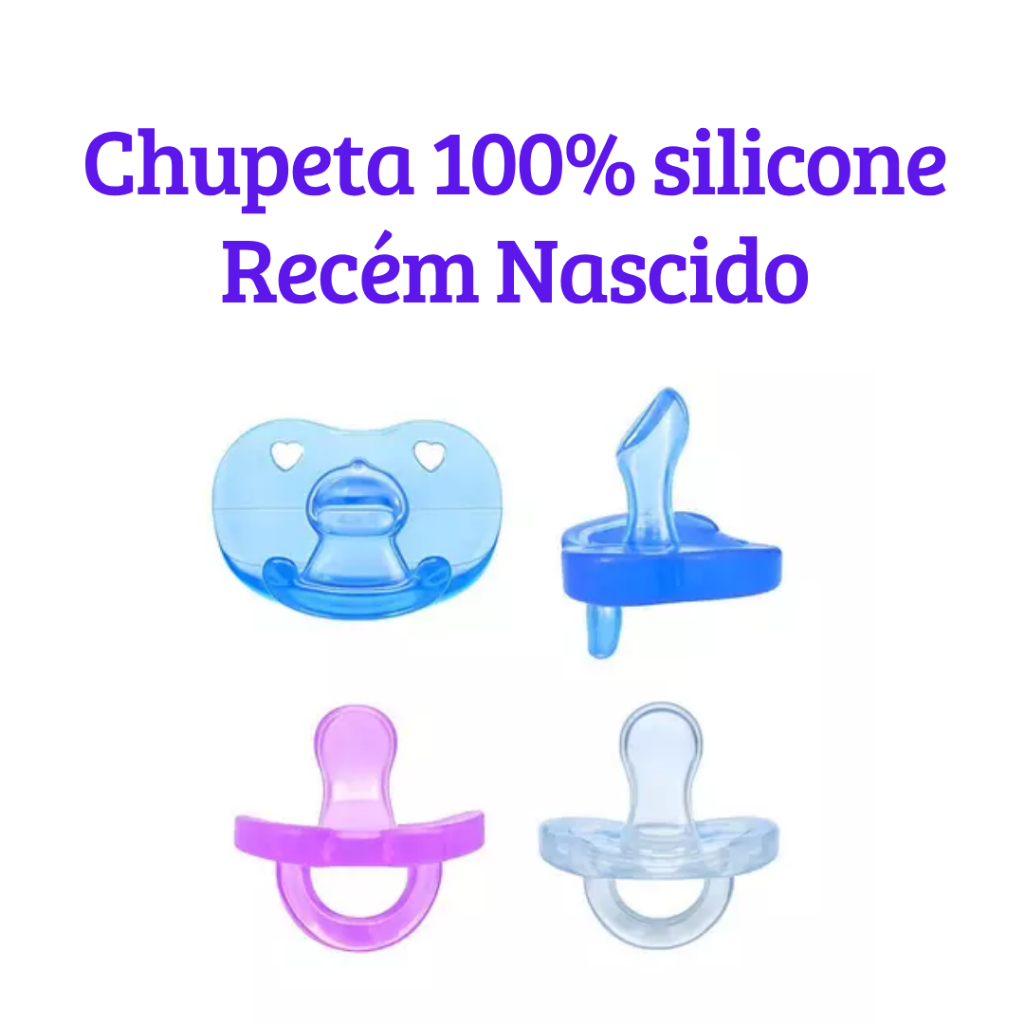 Chupeta Recém Nascido Comfort 100% silicone de 0 à 6 meses (0127) em Oferta na Shopee