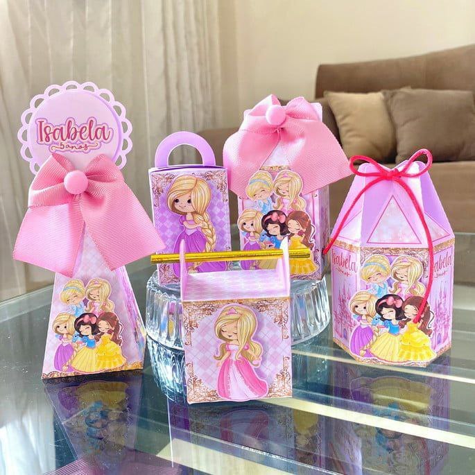 Kit Personalizado PRINCESAS CUTE   DESMONTADO / Kit Festa infantil / Lembrancinhas de Aniversários