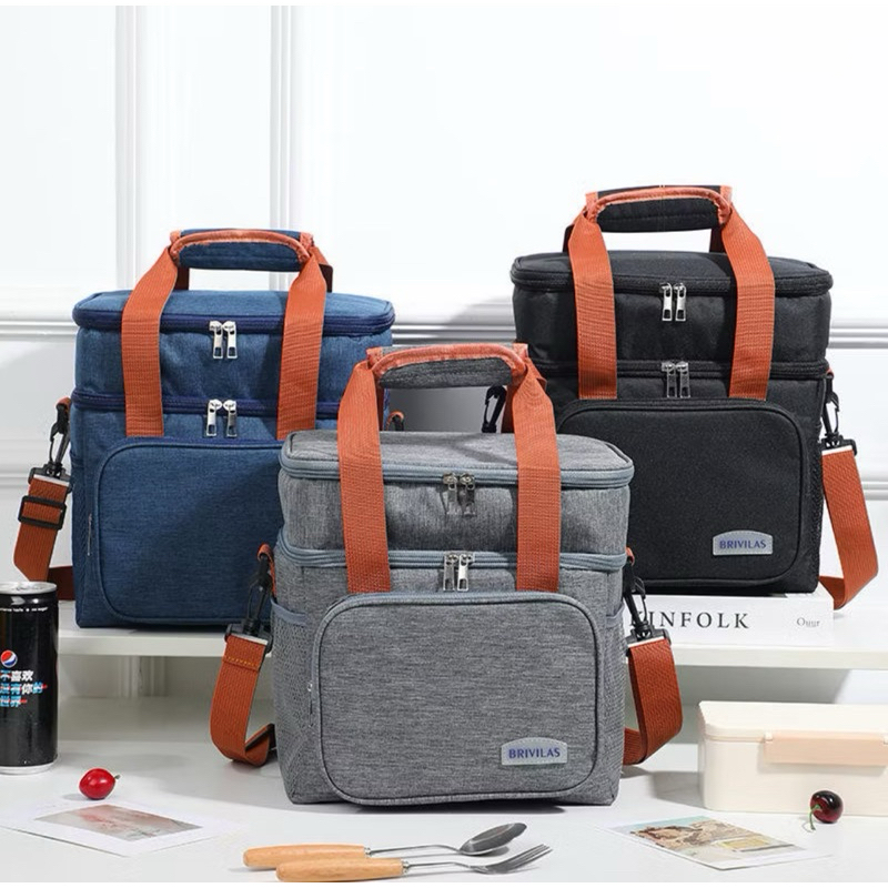 Bolsa Térmica Marmiteira Grande Almoço Reforçada · Isotérmica Conserva Frio e Quente · AlçaTransversalMasculina Feminina
