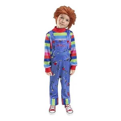 fantasia infantil de Halloween boneco fantasma cosplay traje terror Chucky.