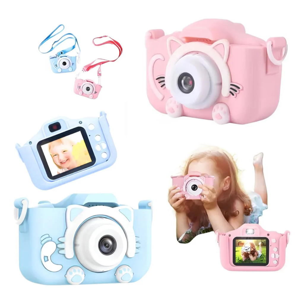 Câmera Infantil Digital Fotográfica e Filma Infantil Criança