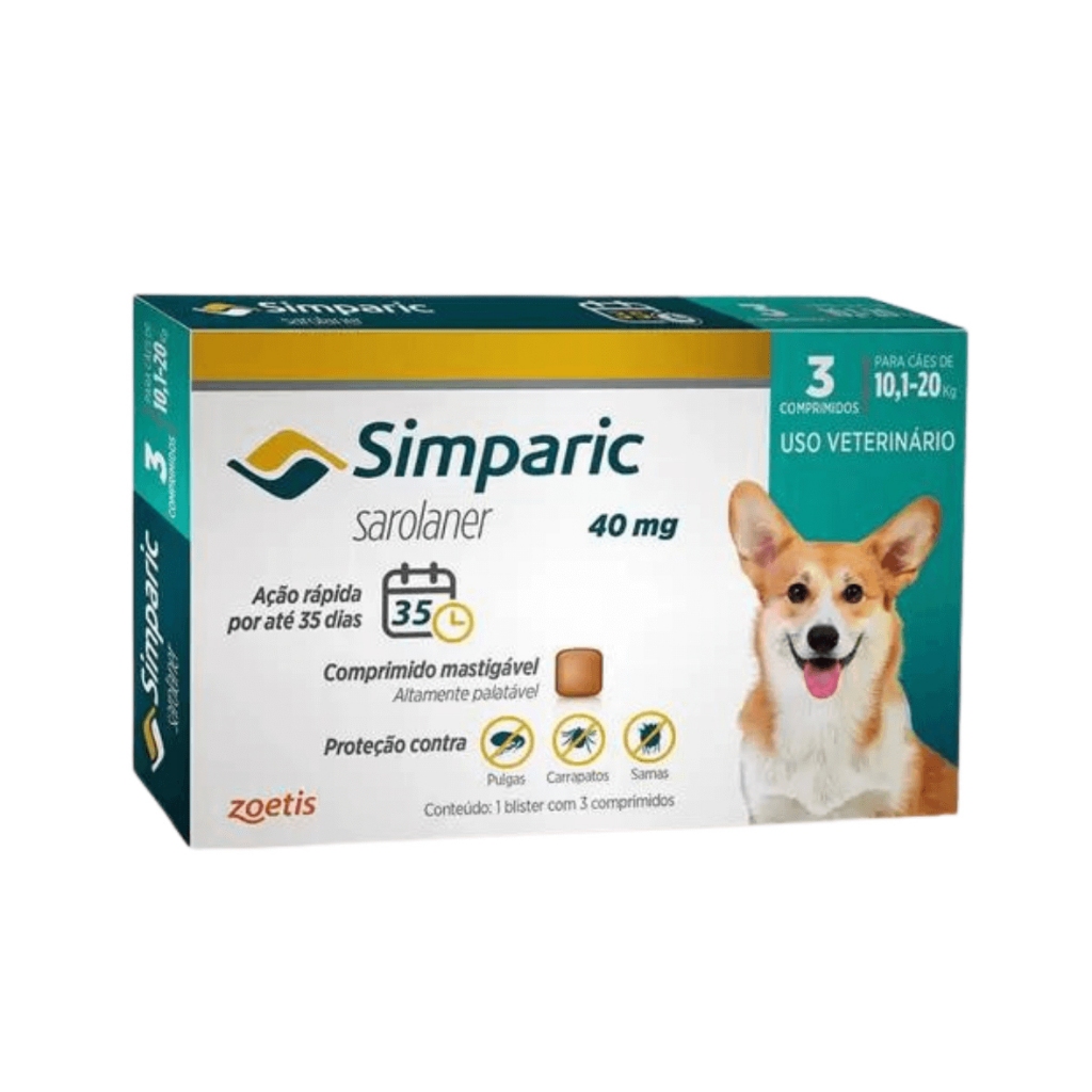 Simparic 40mg 3 Comprimidos: Onde Comprar | BuscaProdutos