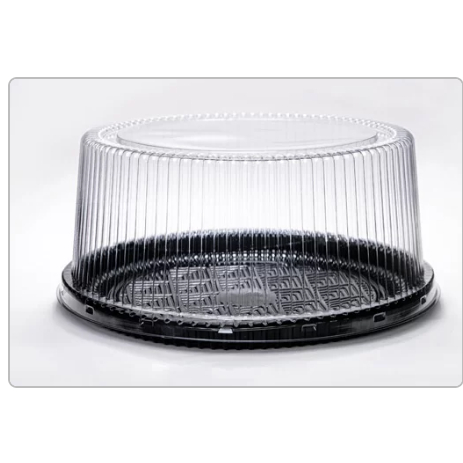 50 UNID -  EMBALAGENS P/ BOLO E TORTA 56ALTA - PRETA  - PACKFORM. em Oferta na Shopee