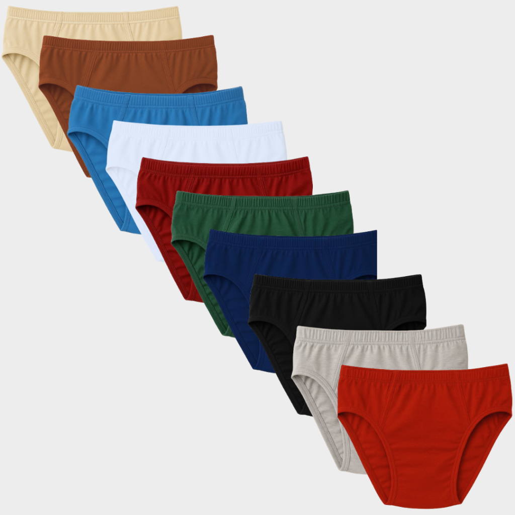 Kit 10 Cuecas Slip Tradicional Plus Size Adulto Revenda Algodão Masculino em Oferta na Shopee