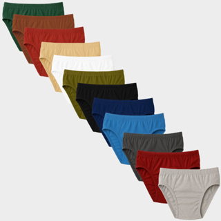 Kit 12 Cuecas Slip Plus Size Masculina Adulto 100% Algodão Tradicional em Oferta na Shopee