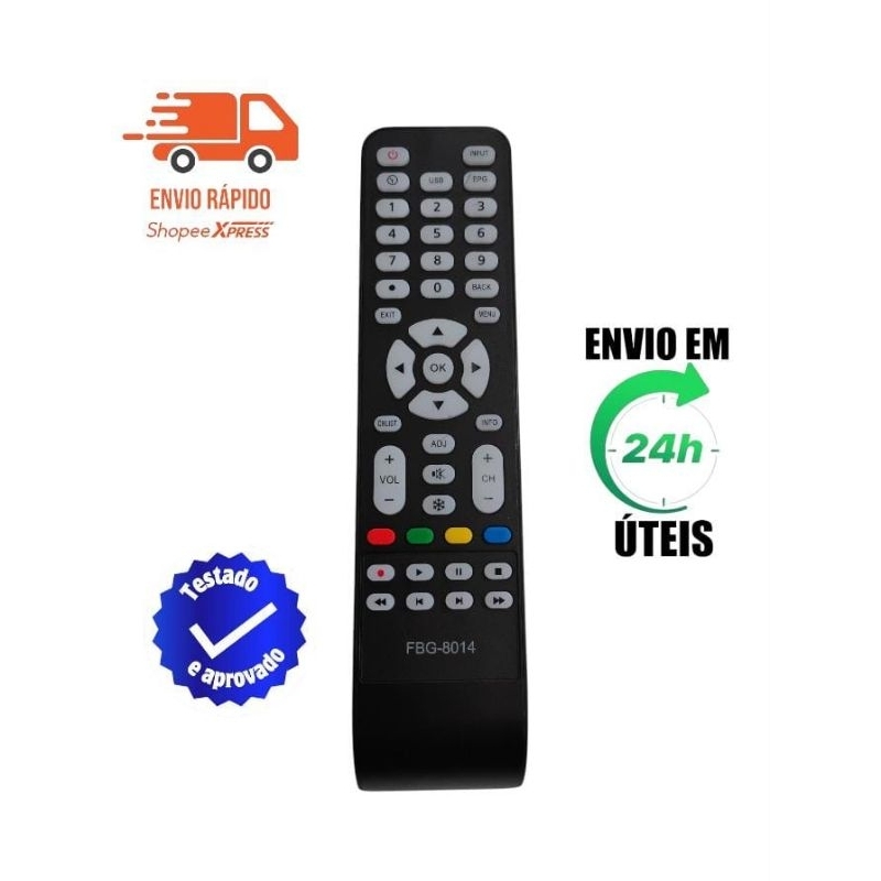 Controle Remoto Compativel TV AOC  Lcd/Led Le40d1452 Le43d1452 FBG-8014