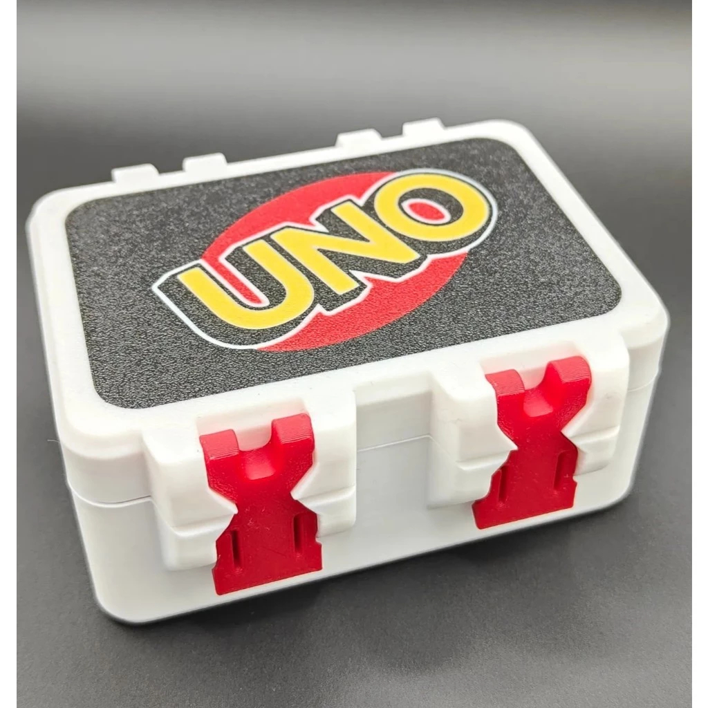 Caixa Box Organizadora para Cartas Uno | Case Protetor Compatível com Jogo UNO