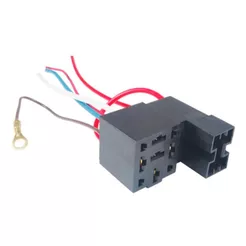 Porta Relé 5T 12V/24V 40A Com Fusível 5 Fios
