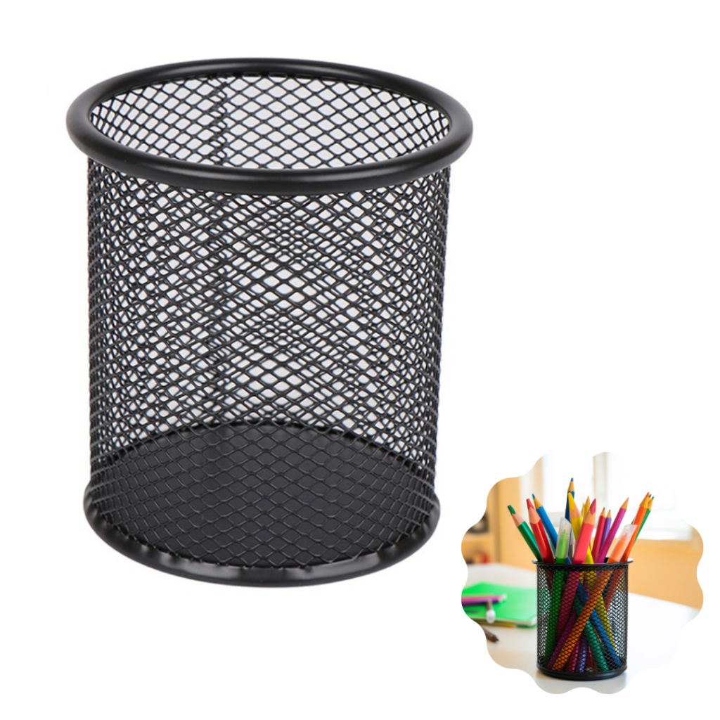 Organizador de mesa redondo - Porta Caneta aramado - Compact e Durável