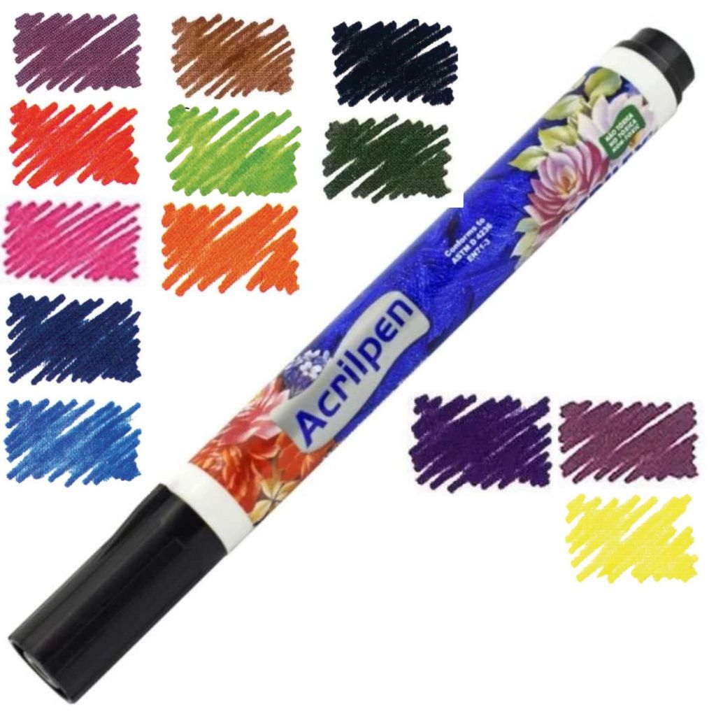 Caneta Para Tecido Acrilpen  Acrilex