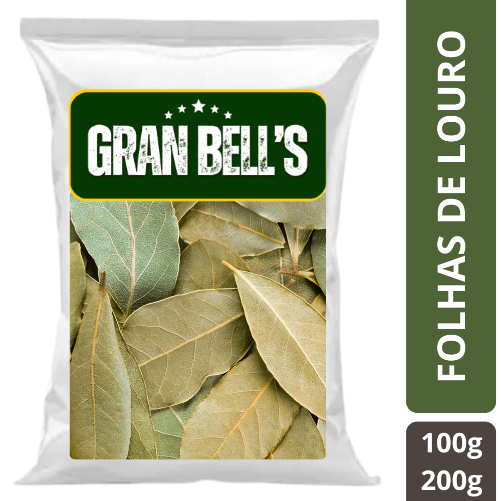 Folha de Louro em Folhas GRAN BELL'S O Segredo do Feijão Perfeito e Caldos Folhas Aromáticas Culinária Sabores do Brasil