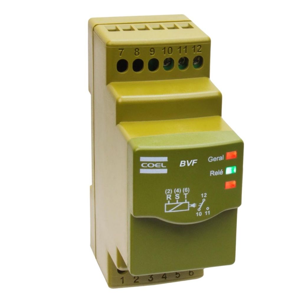 Rele Supervisao Trifasico Falta Fase 208-480V Coel em Oferta na Shopee